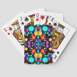 glänzende abstrakte Kunst Spielkarten