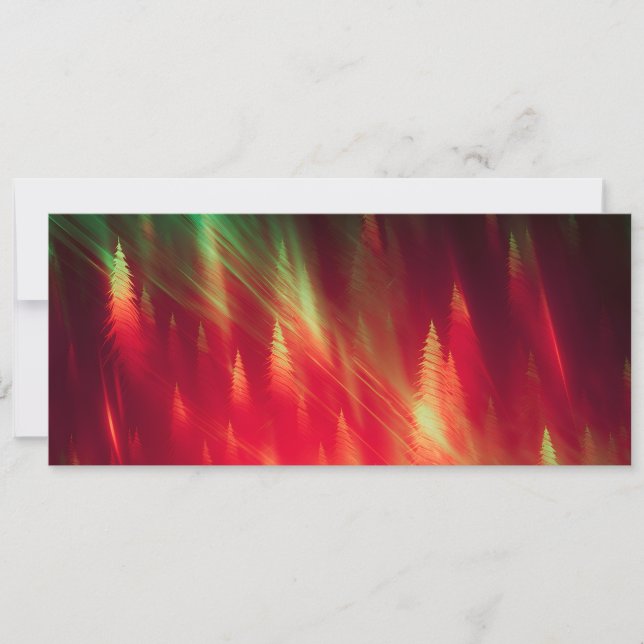 Glänzende, abstrakte Weihnachten (Vorderseite)