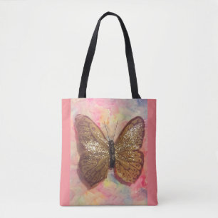 glänzende Bronzeschmetterling-Tasche