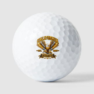 Glänzende California Athletic Dept 1985 Golfbälle