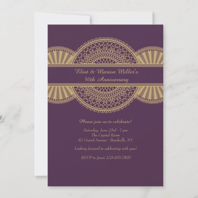 Glänzende Einladung (Vorderseite)