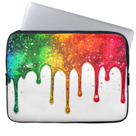 Glänzende, funkelnde personalisierte Rückkehr zur  Laptopschutzhülle