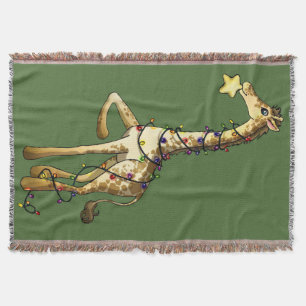 Glänzende Giraffe Decke