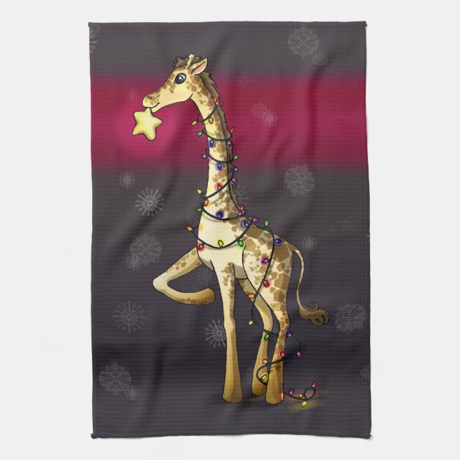 Glänzende Giraffe Handtuch (Vertikal)