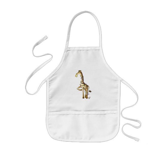 Glänzende Giraffe Kinderschürze (Vorne)