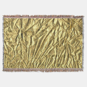 Glänzende Goldfolie Decke