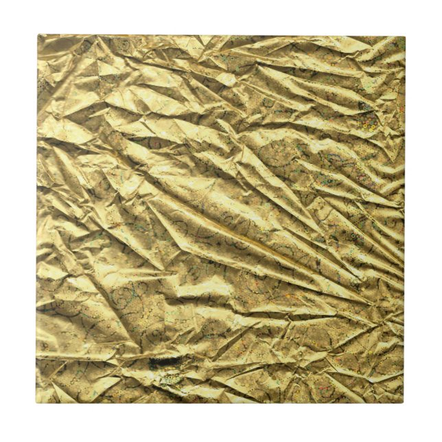 Glänzende Goldfolie Fliese (Vorderseite)