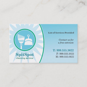 Glänzende helle visitenkarte