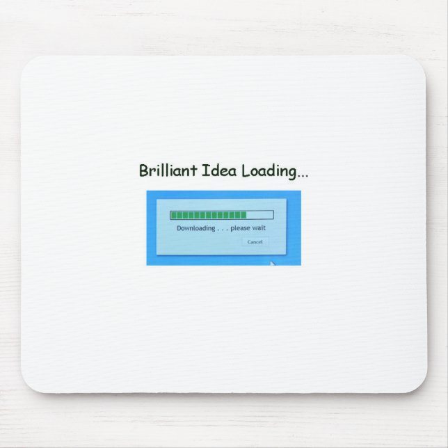 Glänzende Idee Mousepad (Vorne)