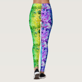 Glänzende Juwelenfarben auf modernem Maßanzug Leggings