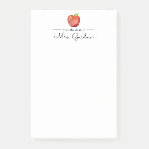 Glänzende Kindergärtnerin Apples   Post-it Klebezettel