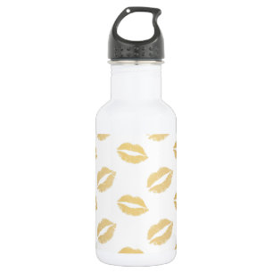 Glänzende Küsse Edelstahlflasche