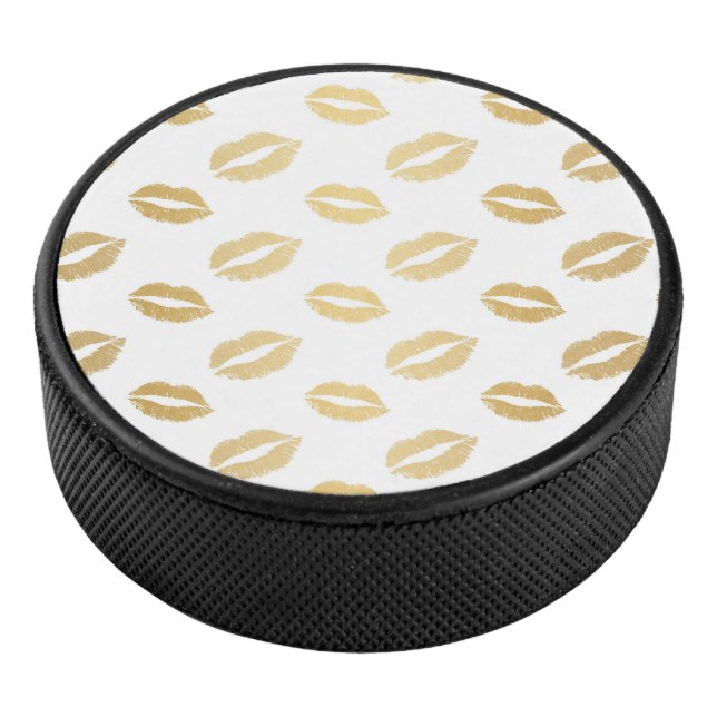 Glänzende Küsse Eishockey Puck (3/4)
