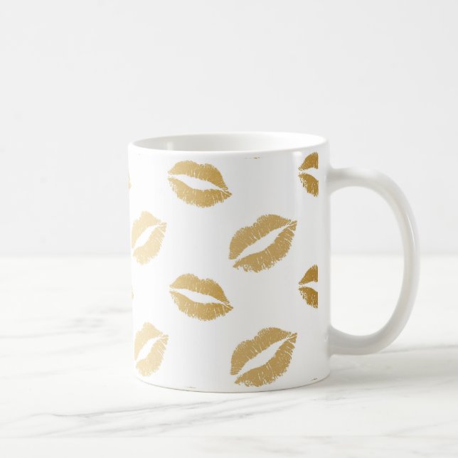 Glänzende Küsse Kaffeetasse (Rechts)