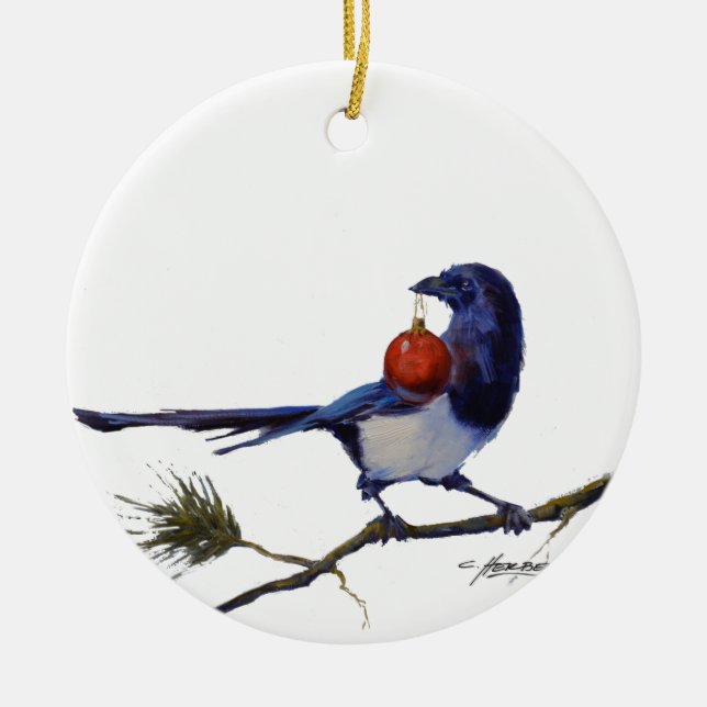 Glänzende Sachen Keramik Ornament (Vorne)