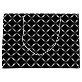 Glänzende schwarze große Geschenk-Tasche Geschenktüte