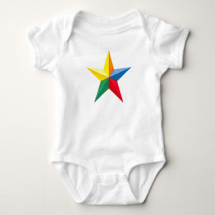 GLÄNZENDE STERNE BABY STRAMPLER