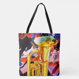 Glänzende Tenor-Tuba-Messing-Marschmusik