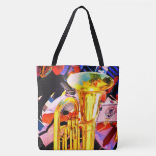 Glänzende Tenor-Tuba-Messing-Marschmusik