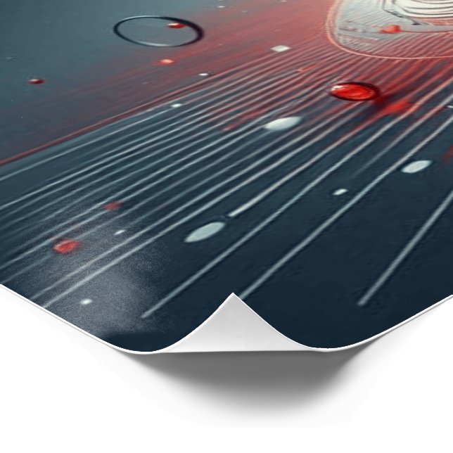 glänzende Wandkunst Poster (Ecke)