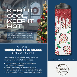 Glänzende Weihnachtsbaum-Tassen mit Thermoeffekt Thermosbecher