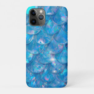 Glänzender blauer Meerjungfrau-Print Case-Mate iPhone Hülle
