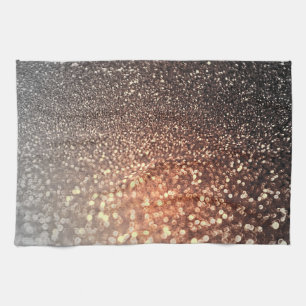 Glänzender Glitter des Ombre Handtuch