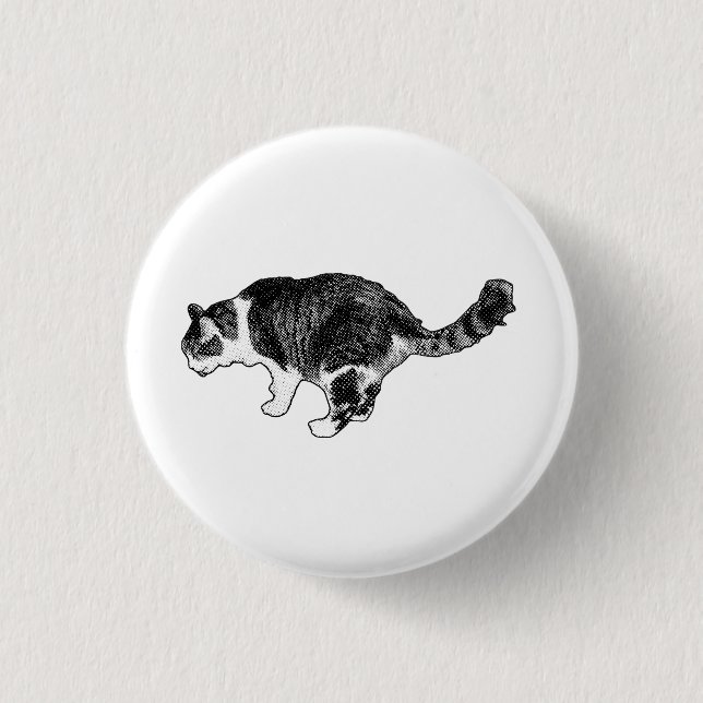 Glänzender Punkt, Katzenmerkmal Button (Vorderseite)