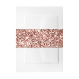 Glänzender Roségold-Farbverlauf Digitale Kunst Einladungsbanderole