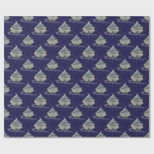 Glänzender Schmuck Geschenkpapier