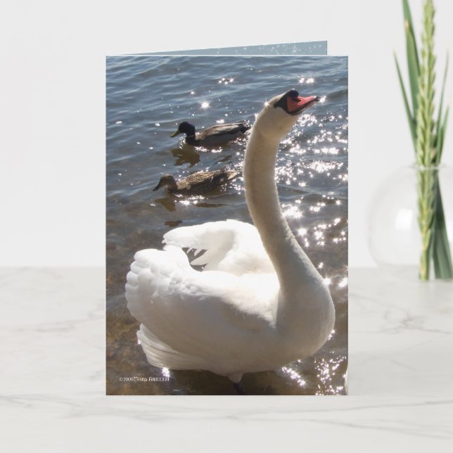 Glänzender Stern Karte (Vorderseite)