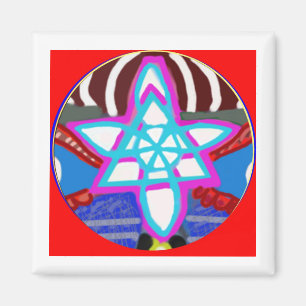 Glänzender STERN - Karuna Reiki NOSA Magnet