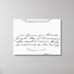 Glänzender Stern über Quadrat und Kompass und Leinwanddruck