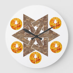 glänzender Stil Große Wanduhr