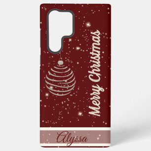 Glänzender Weihnachtsbaumanhänger Samsung Galaxy Hülle