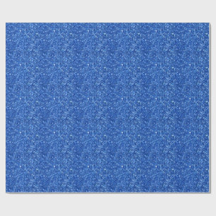 Glänzendes blaues Hintergrundmuster Geschenkpapier