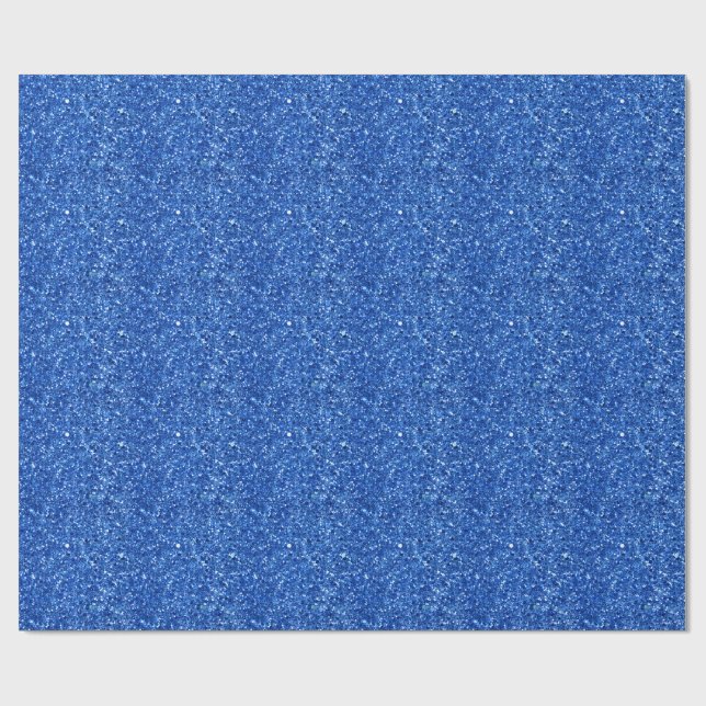 Glänzendes blaues Hintergrundmuster  Geschenkpapier (Flach)