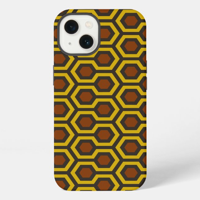Glänzendes braunes Case-Mate iPhone-Case iPhone Hülle (Rückseite)