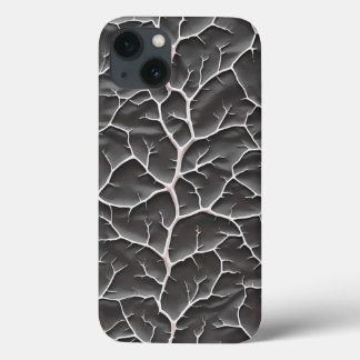 Glänzendes dunkelgraues iPhone-Case mit Asttextur Case-Mate iPhone Hülle
