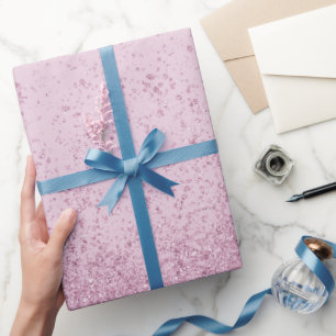 Glänzendes falsches Glitter Geschenkpapier