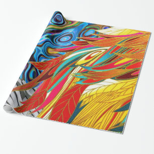 Glänzendes Geschenkpapier, Abstrakt Geschenkpapier