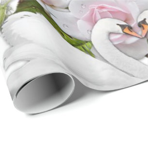 Glänzendes Geschenkpapier Engel