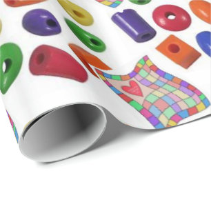 Glänzendes Geschenkpapier Farben
