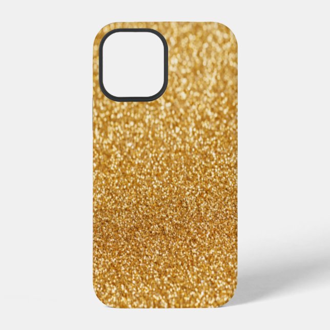 Glänzendes Gold Case-Mate iPhone Case Hülle (Rückseite)