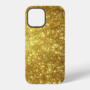 Glänzendes Gold Glitter iPhone / iPad Hülle iPhone 12 Hülle
