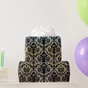 Glänzendes Halleesham Elegantes Großes Damast 4,5 Geschenkpapier