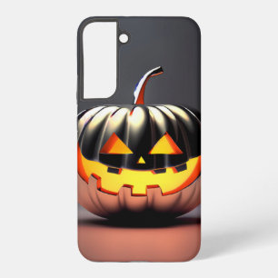 Glänzendes Halloween-Kürbis Samsung Galaxy Hülle
