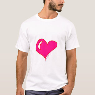Glänzendes Herz T-Shirt