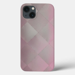 Glänzendes modernes kariertes Metallrosa Case-Mate iPhone Hülle