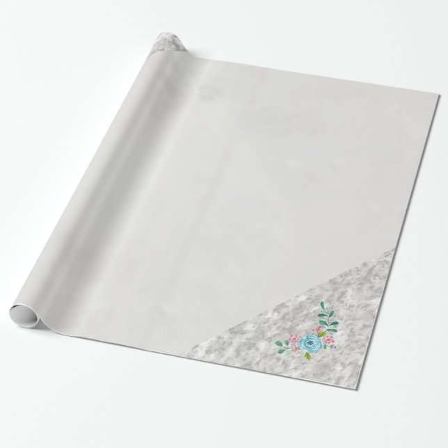 glänzendes Papier, graues Silberummantelpapier Geschenkpapier (Ungerollt)